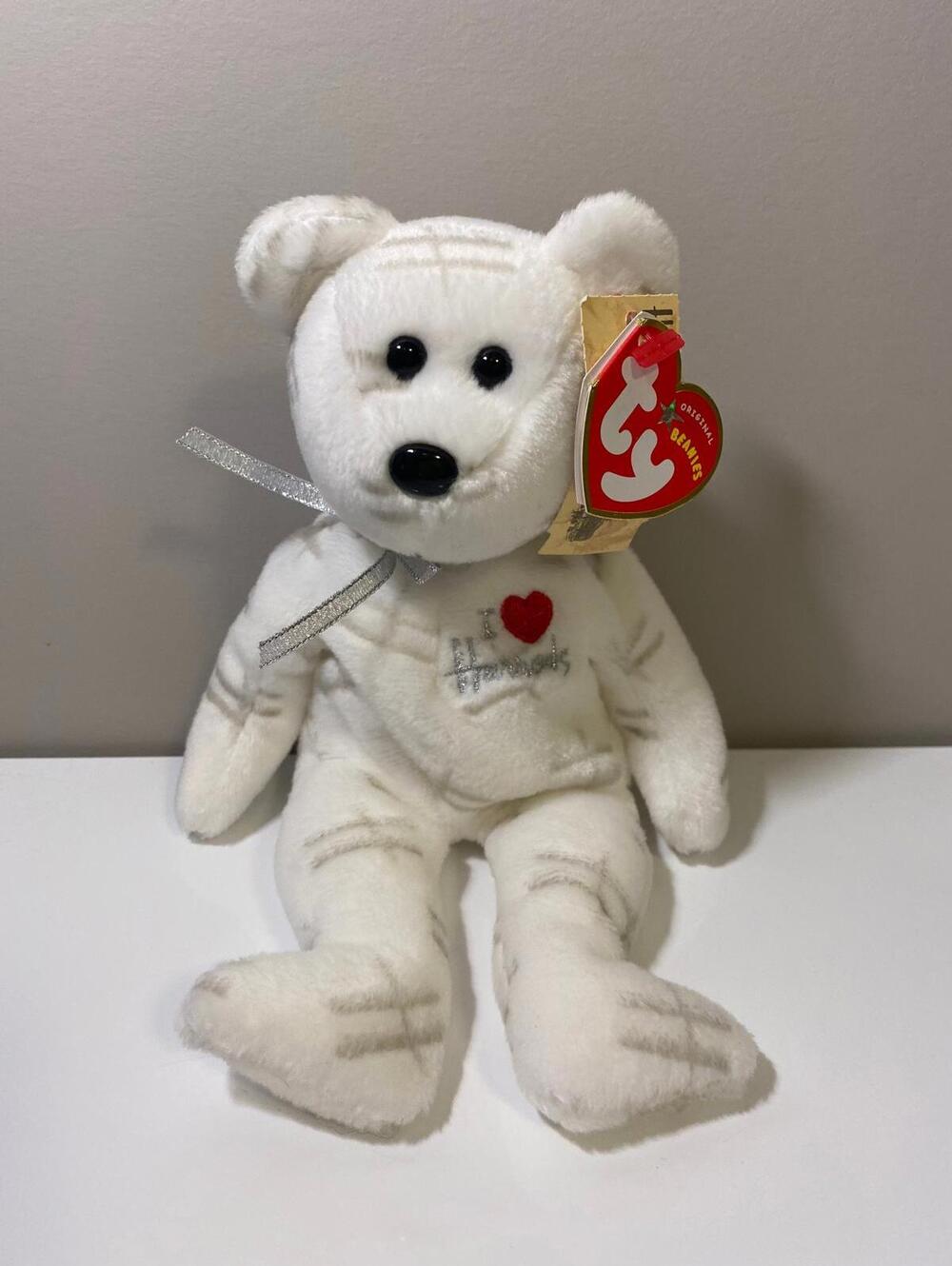 Ty Beanie Baby “Shooting Star” the Bear - White Version (8.5 inch)
